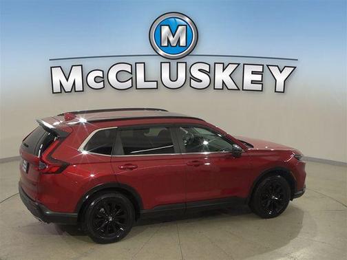 Radiant Red Metallic 2025 Honda CR-V Hybrid Sport AWD