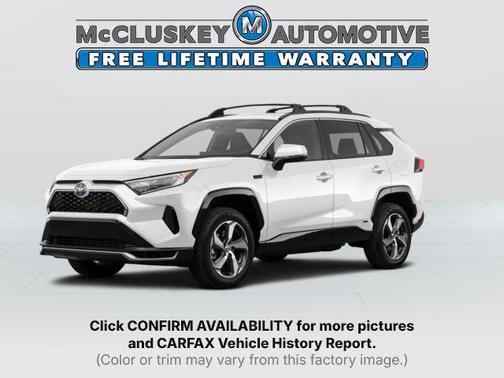 Blizzard Pearl/Midnight Black Metallic 2022 Toyota RAV4 Prime XSE