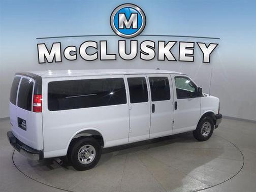 Summit White 2025 Chevrolet Express 3500 RWD 3500 Extended Wheelbase LT