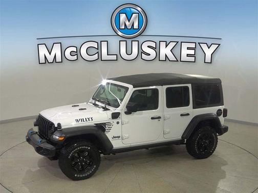 Bright White Clearcoat 2023 Jeep Wrangler 4xe Base