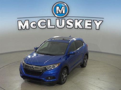 Aegean Blue Metallic 2021 Honda HR-V EX