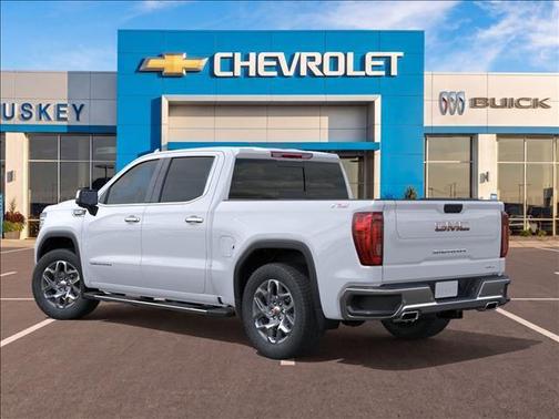 Glacier White Tricoat 2026 GMC Sierra 1500 SLT