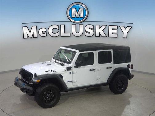 Bright White Clearcoat 2024 Jeep Wrangler 4xe Willys