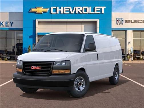 Summit White 2026 GMC Savana 3500 3500 Regular Wheelbase, Work Van, RWD