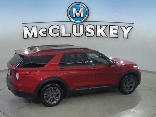 Rapid Red Metallic Tinted Clearcoat 2021 Ford Explorer XLT
