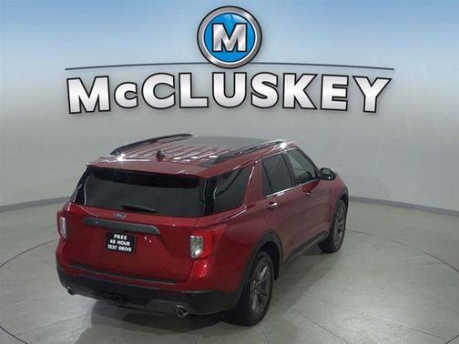 Rapid Red Metallic Tinted Clearcoat 2021 Ford Explorer XLT
