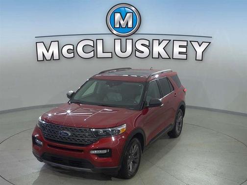Rapid Red Metallic Tinted Clearcoat 2021 Ford Explorer XLT