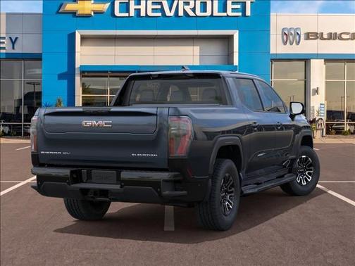 Deep Ocean Metallic 2026 GMC Sierra EV Extended Range Elevation