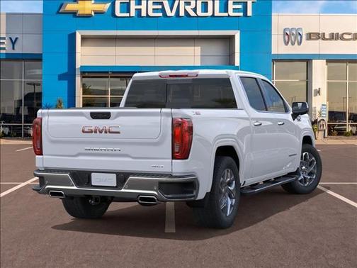 Glacier White Tricoat 2026 GMC Sierra 1500 SLT