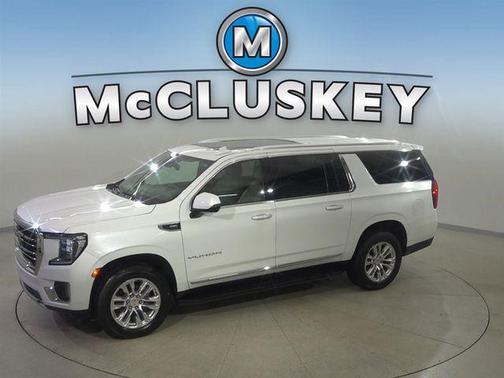 White Frost Tricoat 2022 GMC Yukon XL SLT