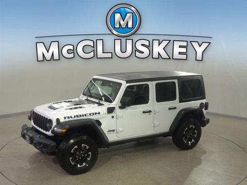Bright White Clearcoat 2024 Jeep Wrangler 4xe Rubicon
