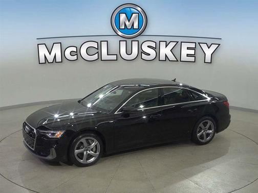 Black 2024 Audi A6 55 Premium Plus