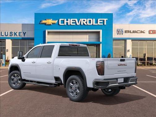 Glacier White Tricoat 2026 GMC Sierra 2500 SLT