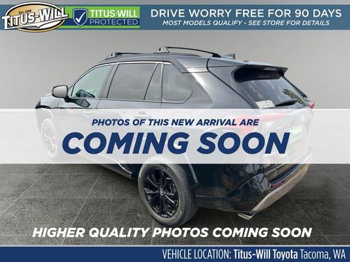Midnight Black Metallic 2022 Toyota RAV4 Hybrid SE
