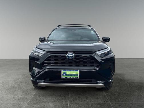 Midnight Black Metallic 2022 Toyota RAV4 Hybrid SE