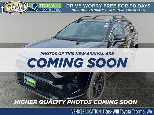 Midnight Black Metallic 2022 Toyota RAV4 Hybrid SE