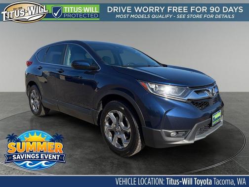 Obsidian Blue Pearl 2017 Honda CR-V EX-L