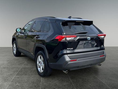 Midnight Black 2021 Toyota RAV4 Hybrid LE