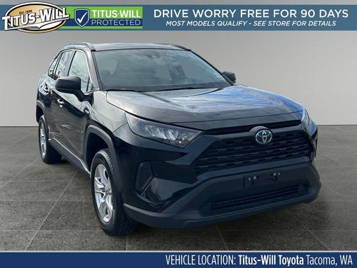 Midnight Black 2021 Toyota RAV4 Hybrid LE