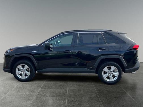 Midnight Black Metallic 2021 Toyota RAV4 Hybrid LE