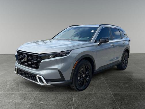 Gray 2025 Honda CR-V Hybrid Sport Touring AWD