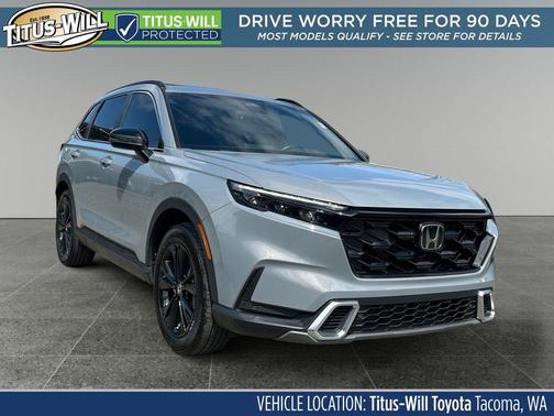 Gray 2025 Honda CR-V Hybrid Sport Touring AWD