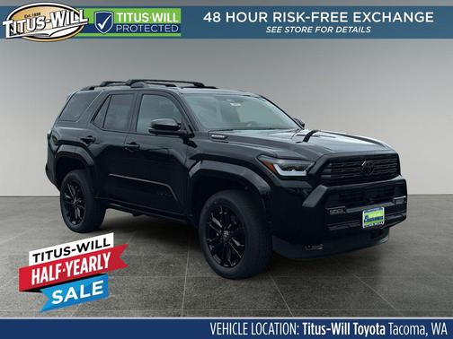 Black 2026 Toyota 4Runner Hybrid Platinum
