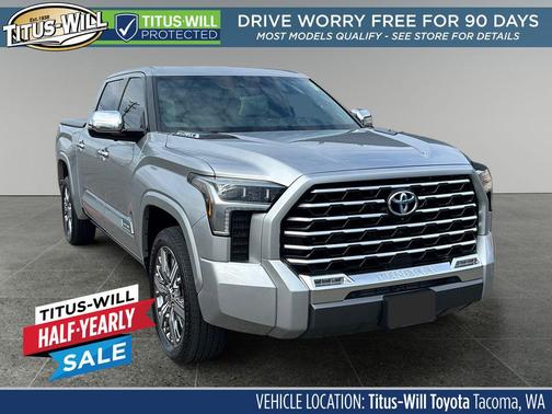 Celestial Silver Metallic 2023 Toyota Tundra Hybrid Capstone