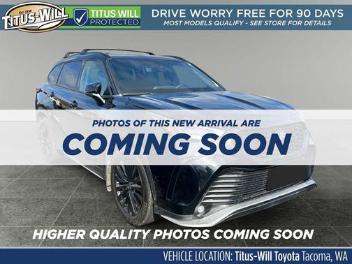 Midnight Black Metallic 2023 Toyota Highlander XSE