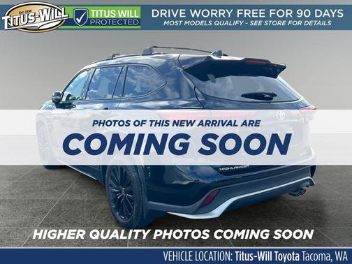 Midnight Black Metallic 2023 Toyota Highlander XSE