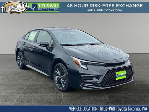 Black 2026 Toyota Corolla SE