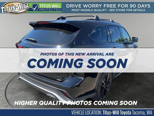 Midnight Black Metallic 2023 Toyota Highlander XSE