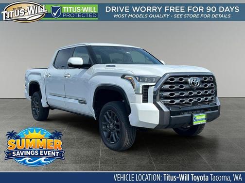 Wind Chill Pearl 2026 Toyota Tundra Hybrid Platinum