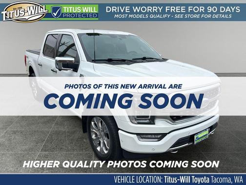 Star White Metallic Tri-Coat 2023 Ford F-150 Platinum