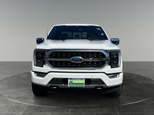 Star White Metallic Tri-Coat 2023 Ford F-150 Platinum