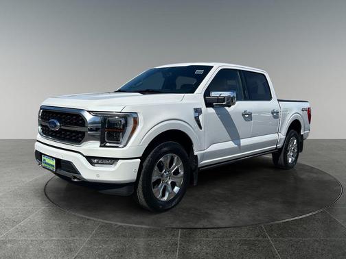 Star White Metallic Tri-Coat 2023 Ford F-150 Platinum
