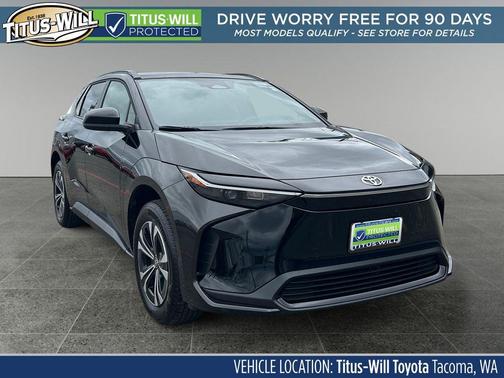 Black 2025 Toyota bZ4X XLE