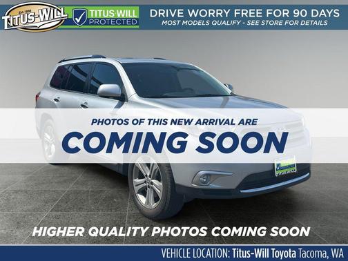 Classic Silver Metallic 2013 Toyota Highlander Limited