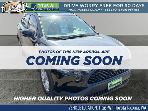 Jet Black 2022 Toyota Corolla Cross LE