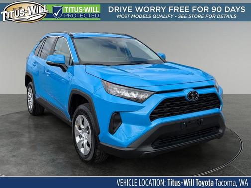 Blue Flame 2020 Toyota RAV4 LE