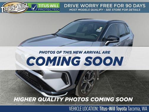 Silver Sky Metallic/Midnight Black Metallic 2024 Toyota RAV4 Prime XSE