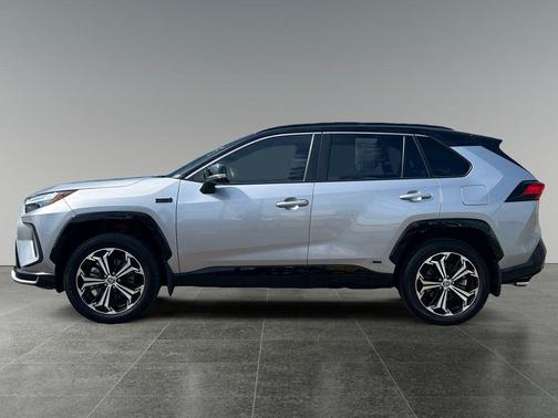 Silver Sky Metallic/Midnight Black Metallic 2024 Toyota RAV4 Prime XSE