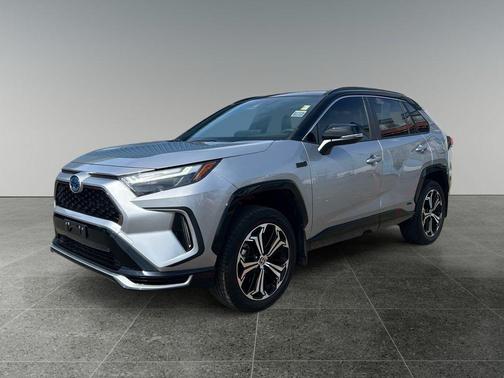 Silver Sky Metallic/Midnight Black Metallic 2024 Toyota RAV4 Prime XSE