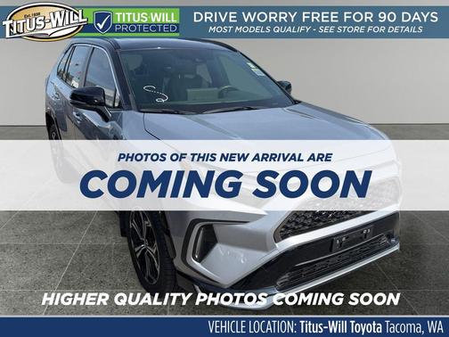 Silver Sky Metallic/Midnight Black Metallic 2024 Toyota RAV4 Prime XSE