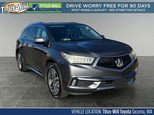 Modern Steel Metallic 2017 Acura MDX 3.5L w/Advance Package