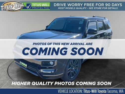 Midnight Black Metallic 2019 Toyota 4Runner Limited
