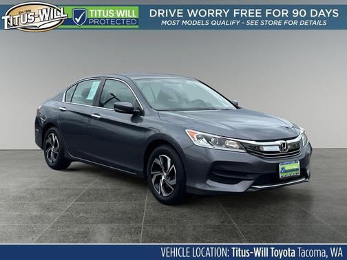 Gray 2017 Honda Accord LX
