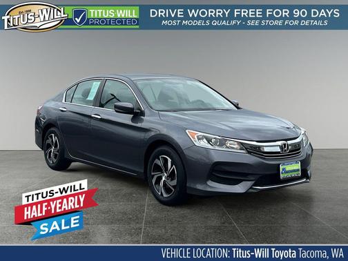 Gray 2017 Honda Accord LX