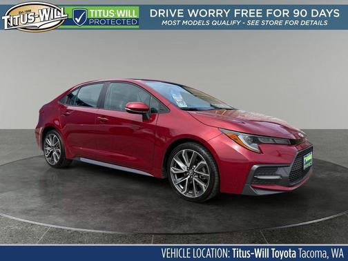 Pearl 2022 Toyota Corolla XSE