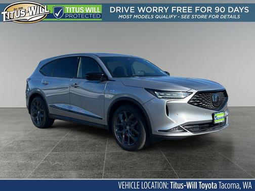 Lunar Silver Metallic 2022 Acura MDX A-Spec Package